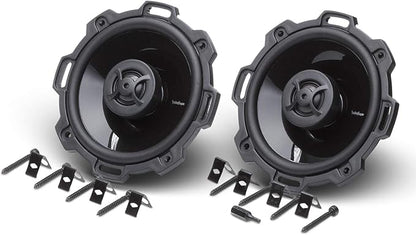 Rockford Fosgate P142 Punch 4" 2-Way Coaxial Full Range Speakers - Black (Pair)
