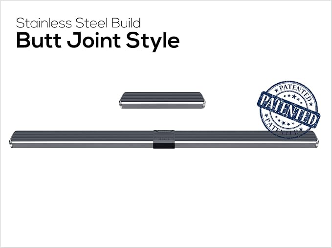 APS Running Boards (Side Steps Step Bars) Compatible with Ford Transit 2015-2026 Full Size Van 3-Door (Exclude 2022-2026 E-Transit) (Silver 5in 304 Stainless Steel)