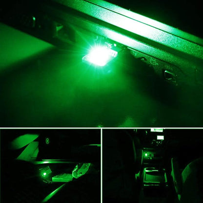 iJDMTOY Touch Control RGB Multi-Color USB Plug-in Miniature/Nano LED Car Interior Ambient Accent Lighting Kit