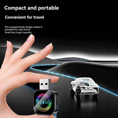 Wireless Carplay Adapter Android Auto Airplay Smart Carplay USB Dongle Wired Connection Plug and Play