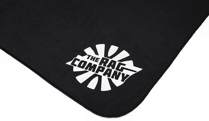The Rag Company - "Fender Defender - Premium Microfiber Suede Cloth, Autobody & Paint Damage Protection, 250gsm, 24in x 36in, Black (2 Pack)