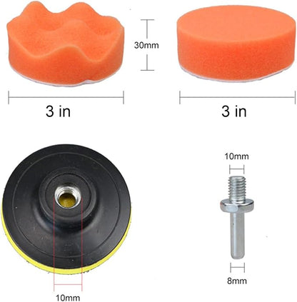 Polishing Pad, Polishing Pad Kit, 11 Pcs 3 Inch Polishing Pad Kit, 3 Inch Buffing Pads