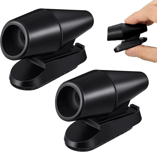 Frienda 2 Pieces Deer Whistles for Vehicles Avoids Collisions, Deer Whistles for Car, Horns for Vehicles Warning Devices with Waterproof Animal Alert for Car and Motorcycle (Black)
