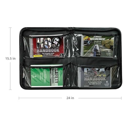 Deluxe CMV Handbook Kit & Portfolio - Truck Driver Essentials Pack Includes Cargo Securement, CSA, FMCSR, and Hours of Service, J. J. Keller & Associates, Inc.