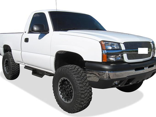 APS Stainless Steel Pocket Steps Running Boards Side Bars Compatible with Chevy Silverado GMC Sierra 1500 2500 1999-2006 Regular Cab & 2500 HD 3500 01-06 & Classic 07