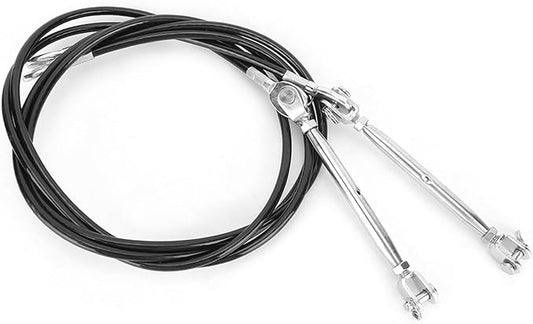 Dioche Dioche Stainless Steel Kit for TJ 07-18 Protector to Scratches and Enhance Driving Visibility Car Accessory for for Vehicle Safety