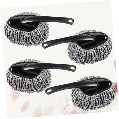 Wakauto 4 Wash Brush Car Cleaning Tool Car Wash Brush Vehicle Cleaning Duster Mini Small