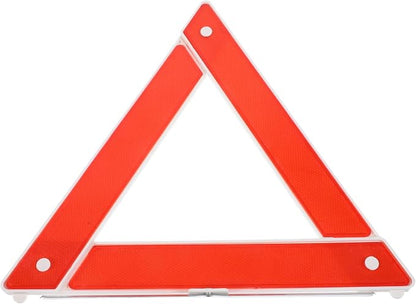 Happyyami Triangle Warning Sign Kit for Trucks Portable Safety Triangle High Visibility Emergency Roadside Sign Durable Construction Essential Truck