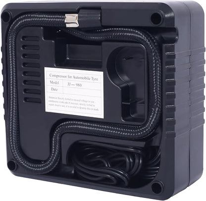 Auto Safety Kit, Car Kit with Portable Air Compressor Red Comprehensive Road Assistance Trips, Summer, Winter Driving