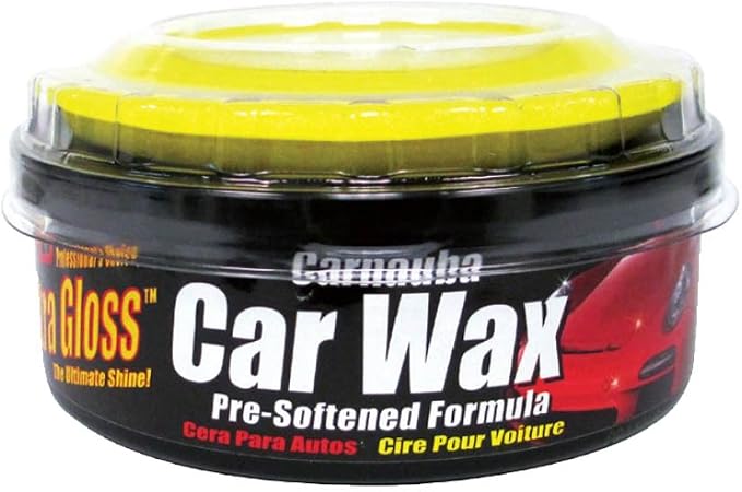 HS Carnauba Car Wax Paste Ultra Gloss 8oz