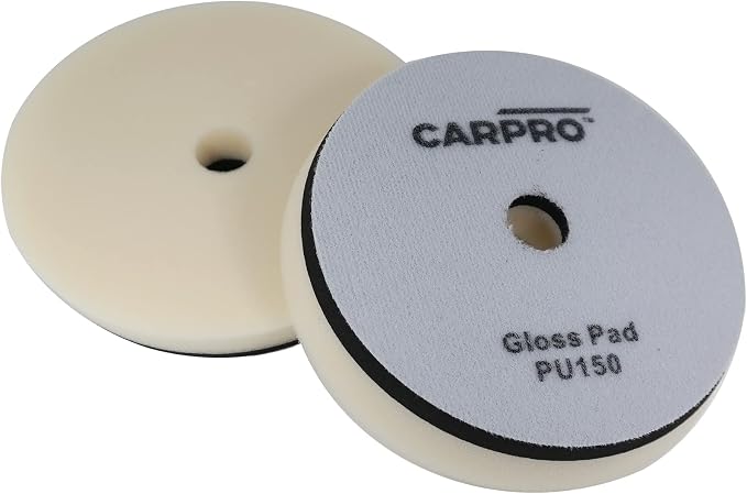 CARPRO Gloss Pad - Extreme High Gloss, Made of Unique Japanese Open Cell Polyurethane Foam, Beveled Profile, Both Dual Action and Rotary Machines - 6" (Pack of 1)
