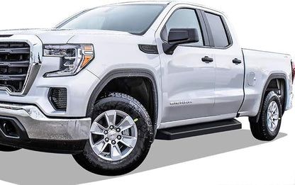 APS Nerf Bar Compatible with Silverado Sierra 1500 2019-2026 Extended Cab & 2500 3500 2020-2026 (Exclude 19 1500 LD)(Silverado 1500 LTD Sierra 1500 LD 2022) (Black Running Board)