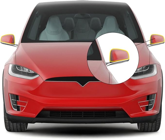 for Tesla Model X 2016-2021 TPU 9Mil Pre-Cut Paint Protection Film Car Vinyl Wrap PPF Transparent Protective Anti-Scratch Self Healing Shield Guard Waterproof Car Wrap Film for Rearview