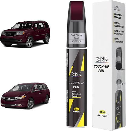 XNA Dark Cherry Pearl(R-529P) for Honda Touch Up Paint, Car Scratch Remover for Nicks and Chips Repair, 2-In-1 Quick & Easy Fix Car Scratch Repair Kit with Exact Color-Matched