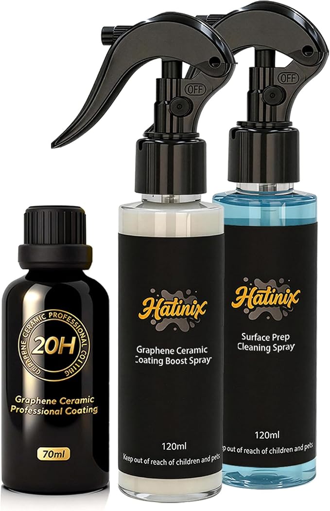 20H Graphene Ceramic Coating for Cars(Standard Kit), Professional Ceramic Coating | High Gloss Finish | Hydrophobic | Scratch & Protection | Easy to Use