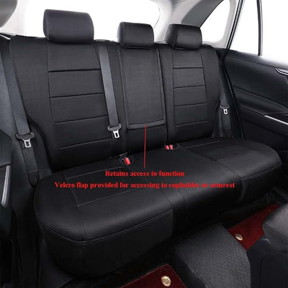 EKR Rav4 Seat Covers Custom Fit for Toyota Rav4 (Only Hybrid) 2019-2025 LE,XLE,XLE Premium,Limited,Woodland Edition,Car Seat Cover Full Set for SUV,Neoprene(Black)