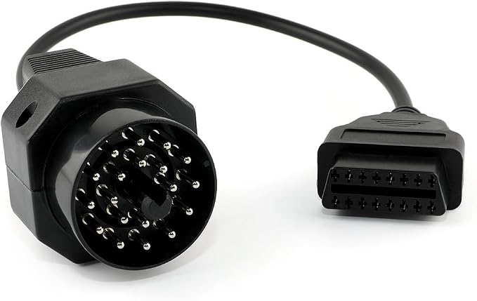 FOXWELL OBD2 Female to 20pin Extension Convert Adapter OBD1 to OBDII Cable -16pin to 20pin Cable (11 Inch)