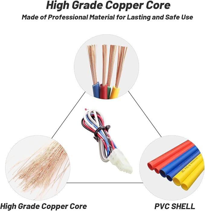 NuIth Car Audio Speaker Wire to RCA Line Output Converter, 2-Channel High to Low RCA Converter for Adding Amplifier Subwoofer to Stock Stereo
