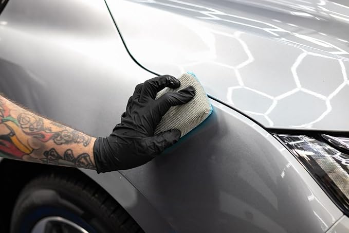 The Rag Company Gtechniq CSL Ceramic Coating & EXO 50 ml No Soak Coating Applicator Kit Bundle