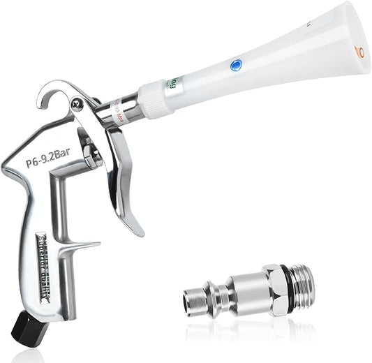 Car Cleaning Gun Detailing Dry Air Blow Gun, High Pressure Car Interior Cleaning Tool, Car Dryer Air Blower for Car Surfaces Quickly Blasts Dust, Works with Air Compressor