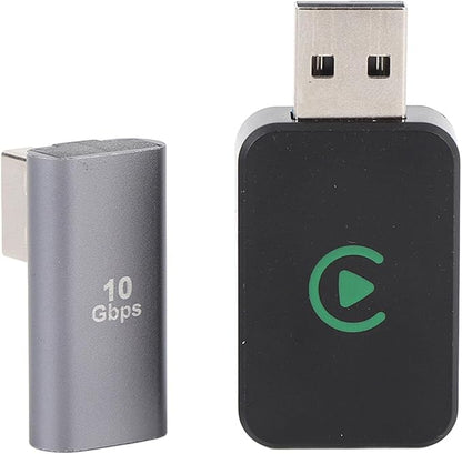 2 in 1 Adapter Dongle for Carplay Wired to Wireless USB Plug and Play for Android Auto Adapter iOS for Android