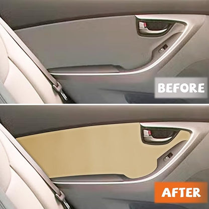 RUIANTE 4pcs Door Panel Cover Trim Replacement Compatible for Elantra 2011-2016 Car Interior Accessories (Beige)