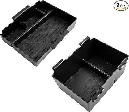 SXCY 2-Layer for 2026 Nissan Sentra Center Console Organizer Tray for 2026 Nissan Sentra Accessories Center Console Tray 2026 Sentra Armrest Console Organizer Tray