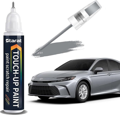 Celestial Silver Metallic(1J9) Touch Up Paint Pen for Toyota 2-in-1 Quick & Easy Car Scratch Repair Kit Exact OEM Match for Avalon/RAV4/Camry/Corolla/Highlander/Prius/Sequoia/Sienna/Tacoma