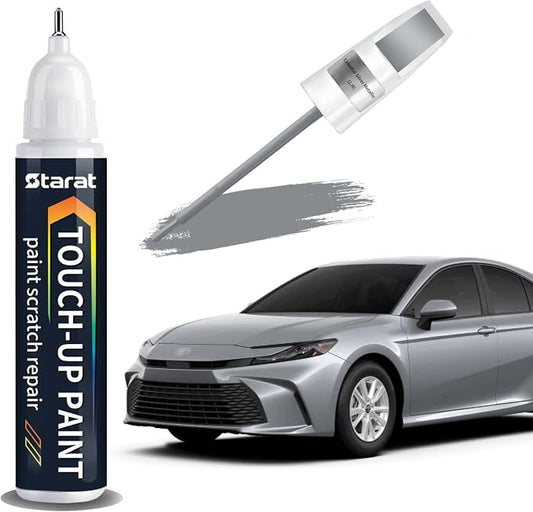Celestial Silver Metallic(1J9) Touch Up Paint Pen for Toyota 2-in-1 Quick & Easy Car Scratch Repair Kit Exact OEM Match for Avalon/RAV4/Camry/Corolla/Highlander/Prius/Sequoia/Sienna/Tacoma