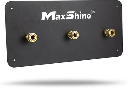 Maxshine 1/4" Universal Quick Connect Foam Cannon Holder (3 Cannons, Brand) – Wall-Mounted Organizer for Garage & Mobile Detailing – Holds Multiple Foam Cannons – Durable & Compatible Design