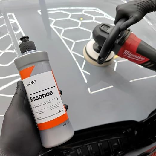 CARPRO Essence: Extreme Gloss Primer - SiO2 Protection, Nano-Tech Quartz, Remove Swirls & Build Clear Coat Thicker, Primes Surface for CQUARTZ or Reload, High Gloss Durable Resins - 250ml (8oz)