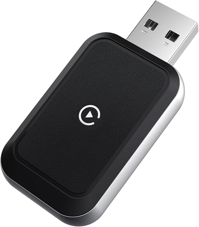 Wireless CarPlay Adapter for iPhone, Convert Wired to Wireless, Plug & Play, Mini USB Adapter, Auto-Connect Fast, Compatible with iPhone 6+ (iOS 10+) & 2016+ Cars