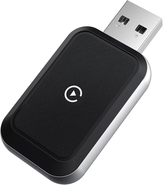 Wireless CarPlay Adapter for iPhone, Convert Wired to Wireless, Plug & Play, Mini USB Adapter, Auto-Connect Fast, Compatible with iPhone 6+ (iOS 10+) & 2016+ Cars