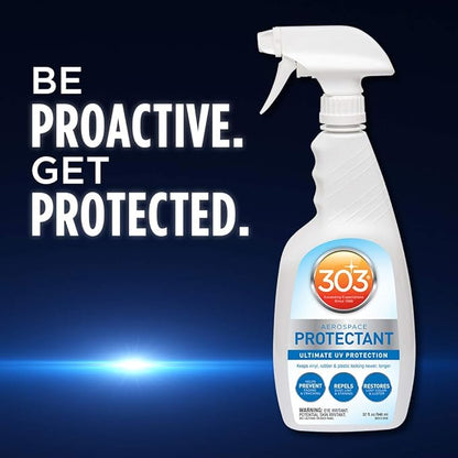 Provides UV protection while helping prevent fading, cracking, and discoloration.