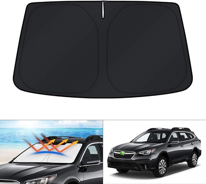 KUST Windshield Sun Shade for 2020-2024 2025 2026 Subaru Outback Accessories Sunshade Window Sun Visor Protector Foldable Blocks UV Rays Keep Your Car Cooler
