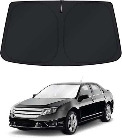 KUST Windshield Sun Shade for 2006–2012 Ford Fusion Accessories Window Shade Sun Visor Foldable Block UV Rays Keep Car Cooler