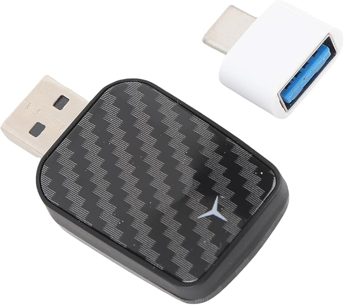 Wireless Adapter for Plug and Play Stable Connection Fast Converts Wired to Wireless for Dongle (Carbon Fiber Pattern R5031)