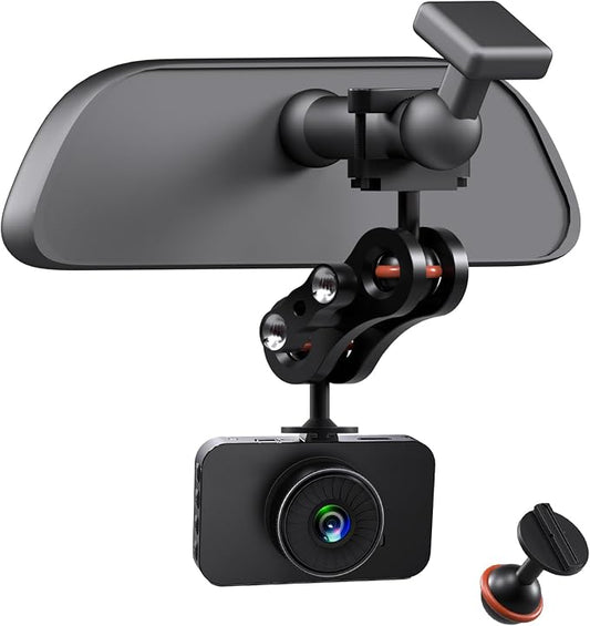 Dash Cam Mount,Aluminum Dash Camera Rear View Mirror Mount Kit,Compatible with Rove-4k,Rove-4k Pro,R2-4k Dual Dash Camera Models