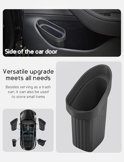 BMZX Car Trash Can Trash Bin, Accessories for Interior Mini Garbage Can, Car Door Trash Can,Multifunctional Organizers and Storage, Home and Office