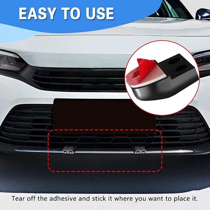 2 Pack Deer Whistles, Animal Warning Devices for Car with Rubber Pads, Deer Whistles Devices Animal Alert, Deer Whistles Warning Device for Car and Trucks Motocycles