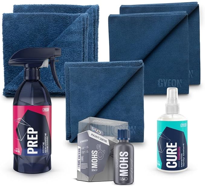 Gyeon MOHS Ceramic Coating for Cars Kit | Deep Gloss & 3-Year Protection | DIY Paint Coating Kit for Long-Lasting Shine | Easy Application & Hydrophobic Finish