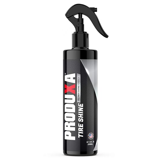 Premium Tire Shine Spray - High Endurance Tire Dressing, Professional Polymer Sealant, Protective Coating, Car Care Detailing Polish, 8 oz