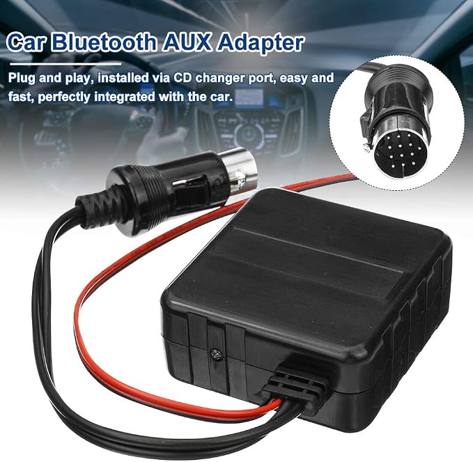Car Bluetooth AUX Adapter HiFi Stereo System for Kenwood 13-pin CD Host