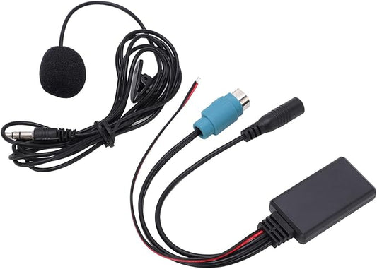 Tbest Bluetooth -W900 Adapter,Ainet Bluetooth Adapter,car Stereo Bluetooth Adapter Bluetooth AUX in Cable Adapter Stereo Full Speed with Removable Microphone Replacement