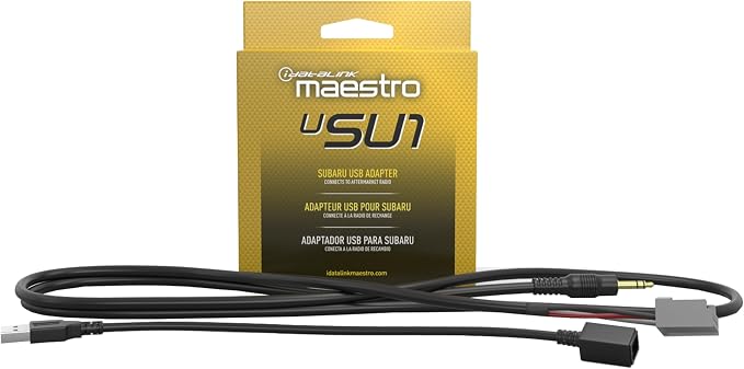 Idatalink Maestro Acc-USB-SU1 USB Adapter for Select 2008-2014 Subaru Vehicles - Allows You to Connect The Factory USB Port and AUX Input to a New car Stereo.