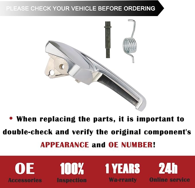 TQPONLY Interior Door Handle Right Passenger Side,Compatible with 2003-2006 Ford Expedition Front or Rear,Inner Handle Inside Door Lever