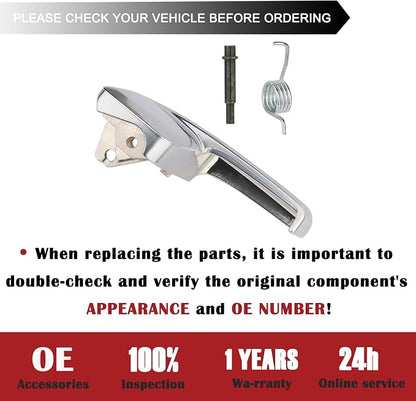 TQPONLY Interior Door Handle Right Passenger Side,Compatible with 2003-2006 Ford Expedition Front or Rear,Inner Handle Inside Door Lever