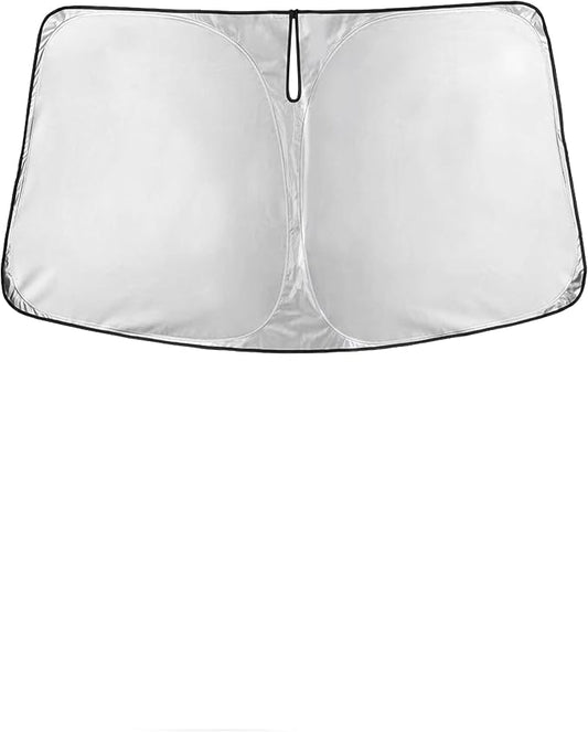 EcoNour Windshield Sunshade Compatible for Mercedes Benz GLS 2013-2017 2018 2019, Sun Visor for Front Windshield & Window Sun Shade Cover, UV Heat Blocker & Protector, Car Accessories
