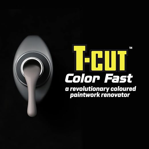 T-Cut Color Fast 3-in-1 Paint Restorer, Silver - Scratch Remover, Ceramic Car Wax & Color Enhancer - Removes Swirls & Oxidation, 17 oz
