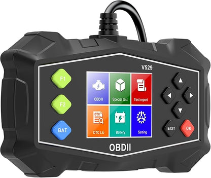 OBD2 Scanner Diagnostic Tool, Professional Mechanic Diagnostic Vehicle Code Reader for Check Engine Light, OBD 2 Scanner for Car Since 1996